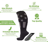 Super Wide Socks With Non-Skid Grips for Lymphedema (Color: Back XXX-Large-3X-Large-Big)