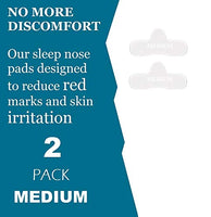 CPAP Gel Nose Pads – Nose Guard (Medium - Case of 2) - M.B. Leaf